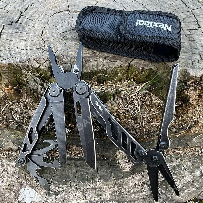 Универсальный инструмент NexTool Flagship Pro 16 в 1 для повседневного использования, складной нож, ножницы, зажим, уличный Мультитул, зажимы, плоскогубцы