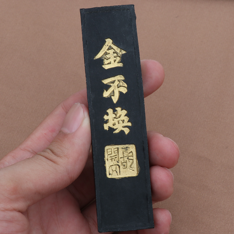 Ink Calligraphy Chinese Inkstone Painting Stick Stone Block Sumi Sticks Pratice Strip Accessories Grindingjapanese Natural Soot