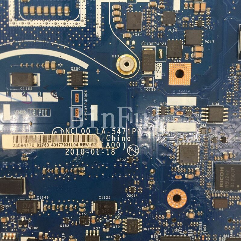 CN-00H12D 00H12D 0H12D wysokiej jakości płyty głównej płyta główna dla szerokości E6410 laptopa płyty głównej płyta główna w NCL00 LA-5471P DDR3 QM57 100% pełna testowanie pomyślne