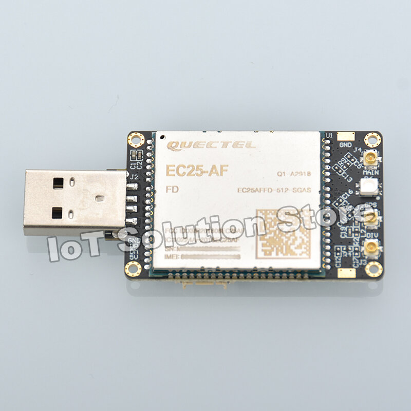 USB LTE Modulação Desenvolvimento Core Board, Módulo 4G Celular, 150Mbps, 50Mbps, Cat.4, EC25 AF, EC25AFFD, EC25AFFD-512-SGAS