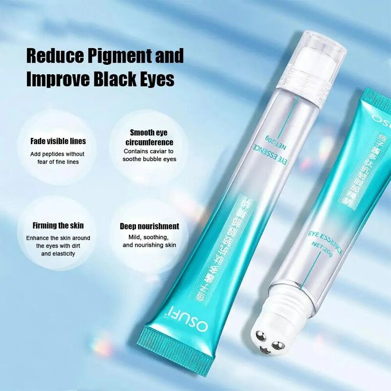 Anti-Rugas Eye Cream, Melhorando Círculos Escuros, Remover Bolsas Olho, Reduzir Linhas Finas, Levantamento Firming, Eyes Care Serum, Novo, 1Pc