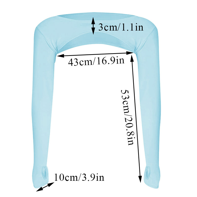 One Piece Long Sleeved Ladies Top Cropped Cape Arm Cover Sunscreen Long Sleeve Cardigan Women Plain Shrug Sport Arm Sleeve