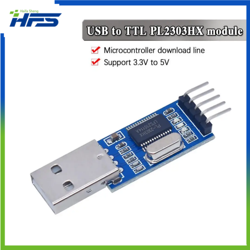 TTL 컨버터 어댑터 모듈, USB to RS232, UART 모듈, CH340G, CH340, 3.3V, 5V 스위치, PL2303