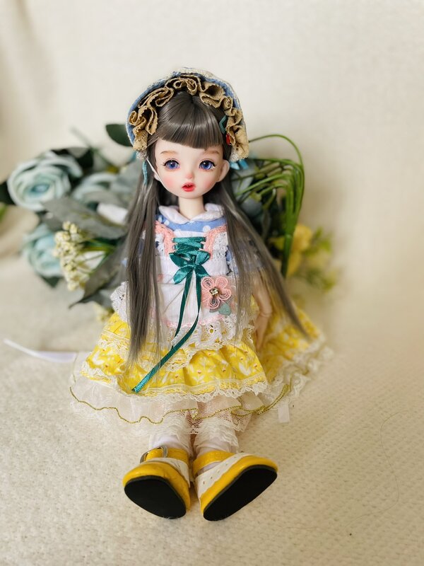 Blyth-muñecas articuladas de 30cm para niñas, juguetes con zapatos de vestir, peluca, regalos de maquillaje