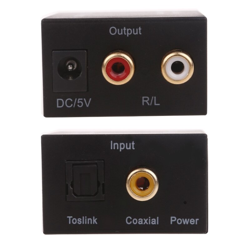 Convertidor auxiliar Digital a analógico convertidor señal convertidor óptico conversión Digital adaptador compatible con