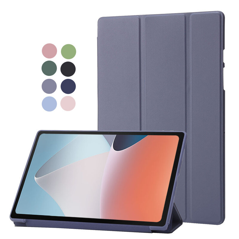 Dla Oppo Pad powietrza 2022 Case 10.36 cal Tri składany statyw miękkiego silikonu powrót magnetyczne Tablet Shell dla Oppo Pad powietrza pokrywa + długopis