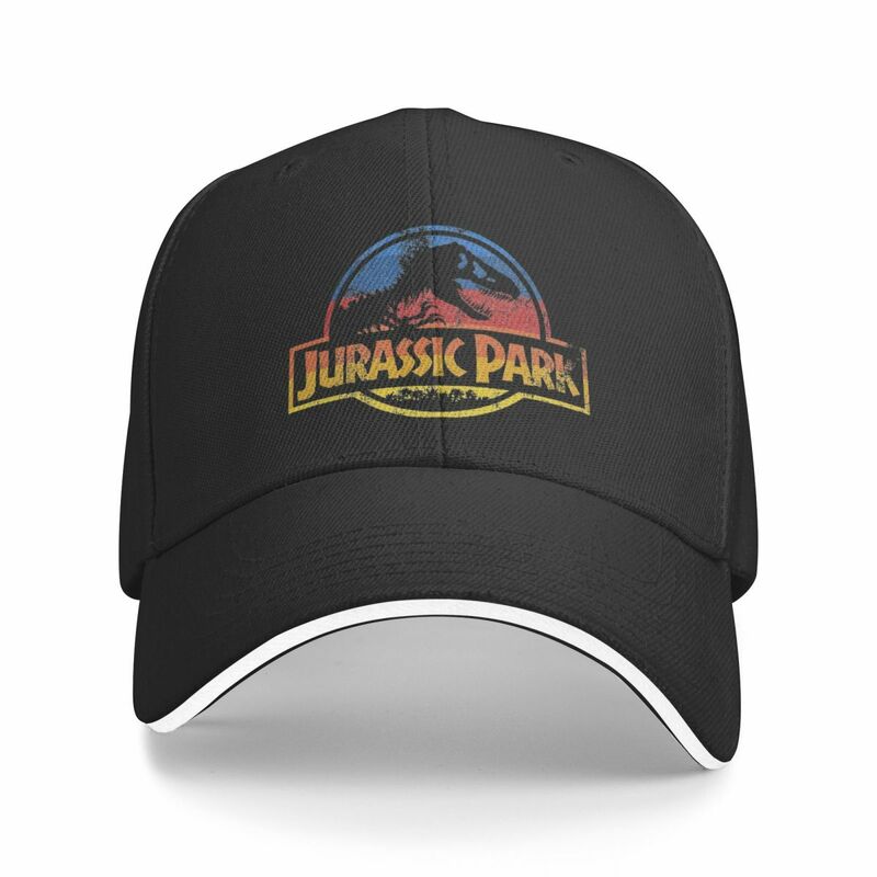Jurassic Vintage Retro Stripe Movie berretti da Baseball Merch Classic Dad Hat Unisex per copricapo da Golf all'aperto regolabile