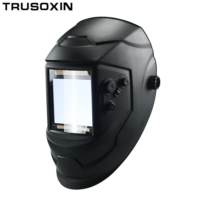 Super view solar escurecimento automático capacete de soldagem corte grind solda 3 em 1 cor verdadeira soldador máscara de soldagem goggle boné