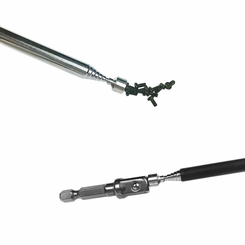 Mini bolígrafo de imán magnético telescópico portátil, palo de varilla extensible, juego de herramientas de mano, Mini bolígrafo
