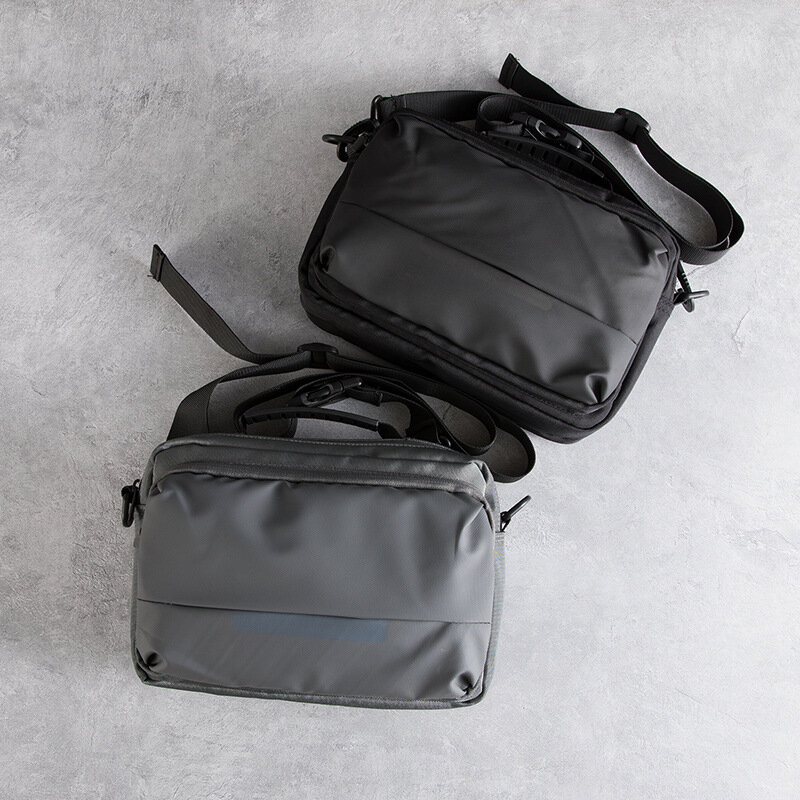 Bolsa de ombro casual para homens, impermeável e moderno business bag, bolsa no peito, tablet computador