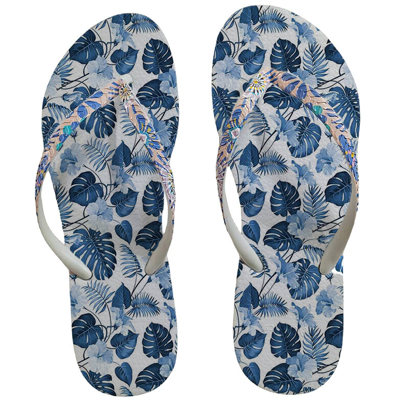 Chanclas de verano para mujer, zapatillas de playa con clip, fondo suave, antideslizantes, cómodas, para el baño
