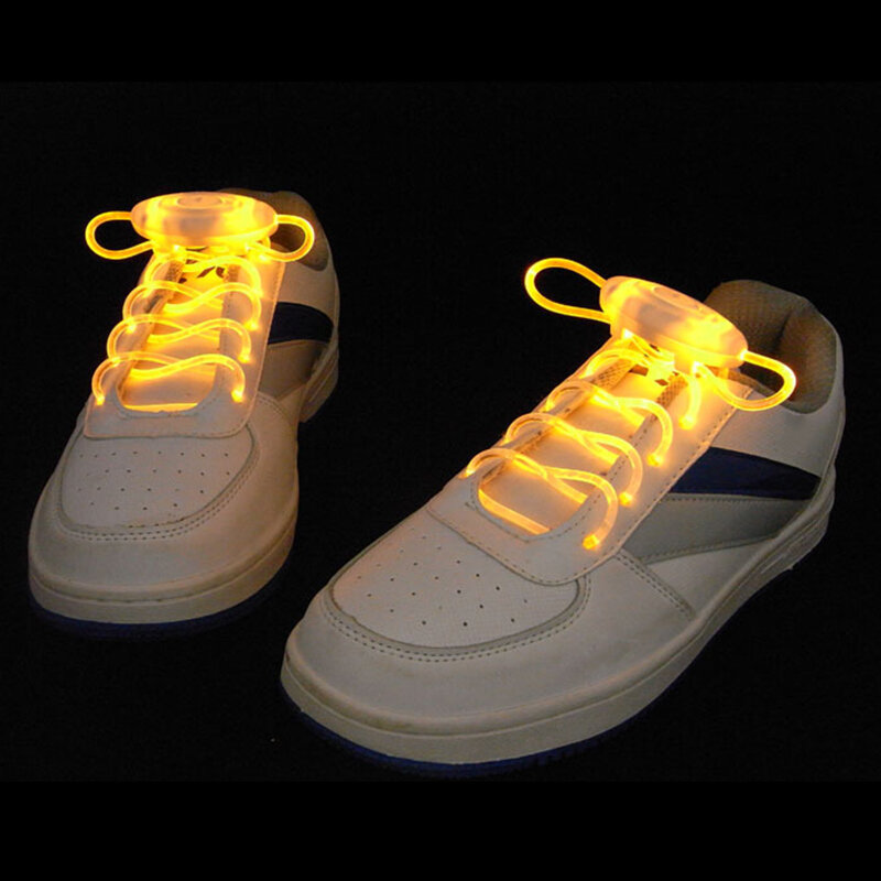 1 Pair Fashion LED Luminous Shoelace Toy Accessories Glow In The Dark Improve Manipulative Ability Gift Toys