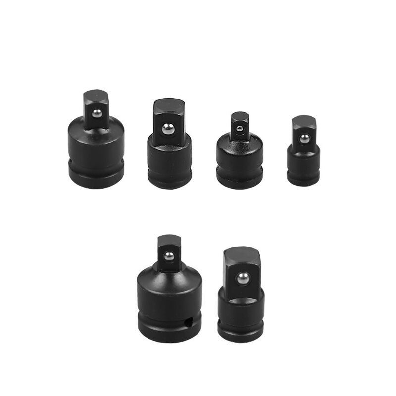 Air Impact Wrench Socket Adapter Converter Ratchet Socket Joints 1/2" To 3/4" 1pc 3/4" To 1/2" Adapter Black Practical