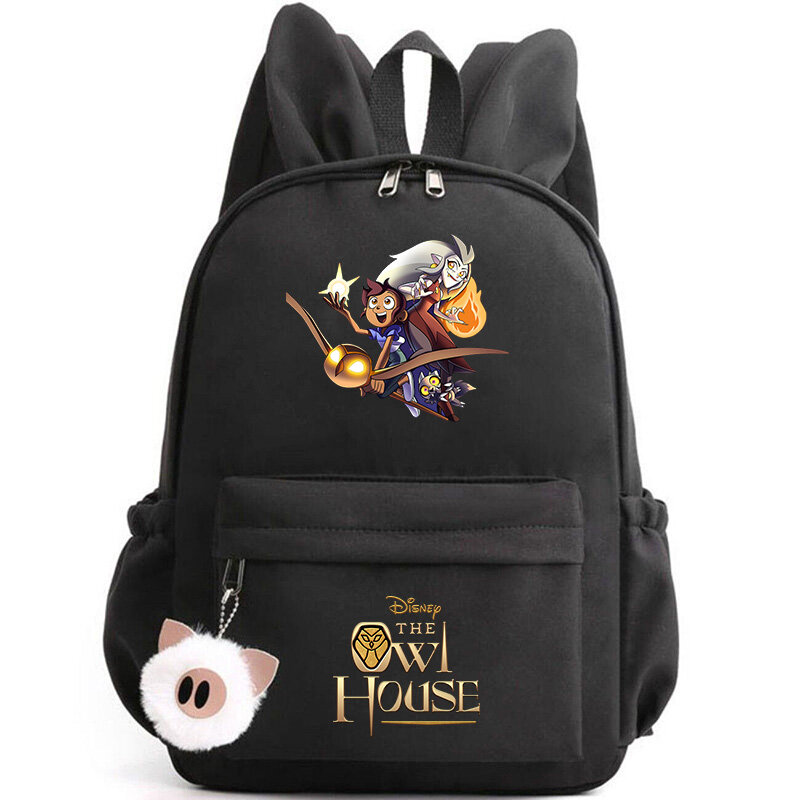Cute Disney The Owl House Backpack for Girls Boys Teenager Children Rucksack Casual School Bags Travel Backpacks Mochila