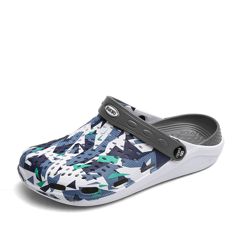 Sandalias Unisex para exteriores, zapatos de playa, zapatillas de agua con agujeros, zuecos de jardín, ligeros de verano