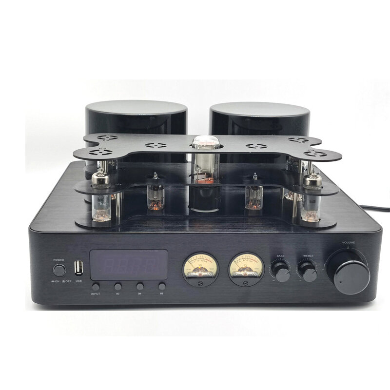 RNABAU-AMPLIFICADOR bidireccional JTA80, dispositivo de Audio Hifi, Bluetooth, USB, Coaxial, fibra de 80W x 2, tubo electrónico de alta calidad