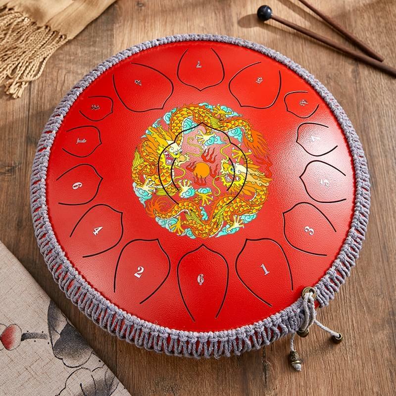 15 note-steel tongue drum steel tongue percussion drum high quality steel accept personalized customization