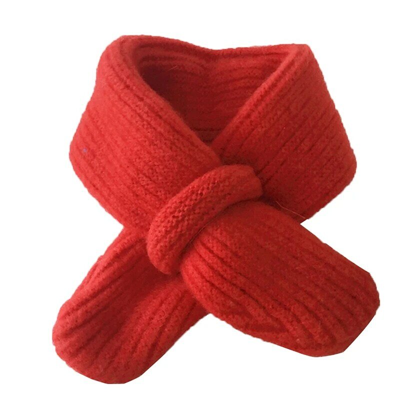 Nowy szalik markowy dla dzieci ciepłe szaliki dziewczynki szalik zimowy dla dzieci kołnierz z wełny szaliki dziecięce