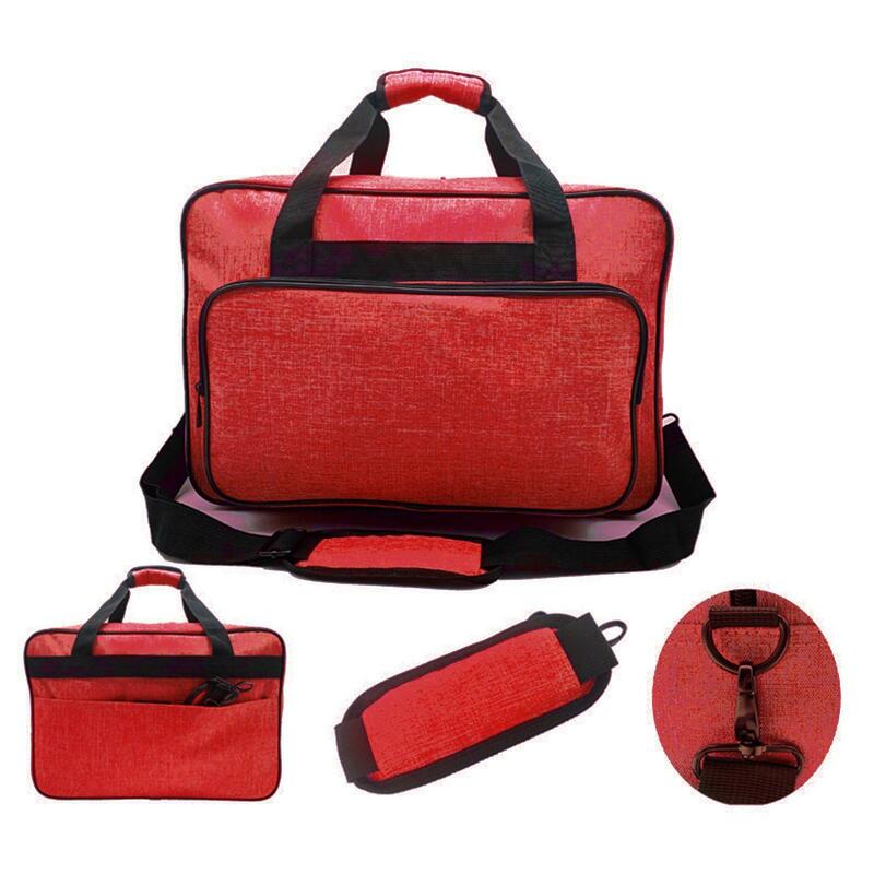 Premium Naaimachine Carry Opbergtas Covers Nylon Student Home Red