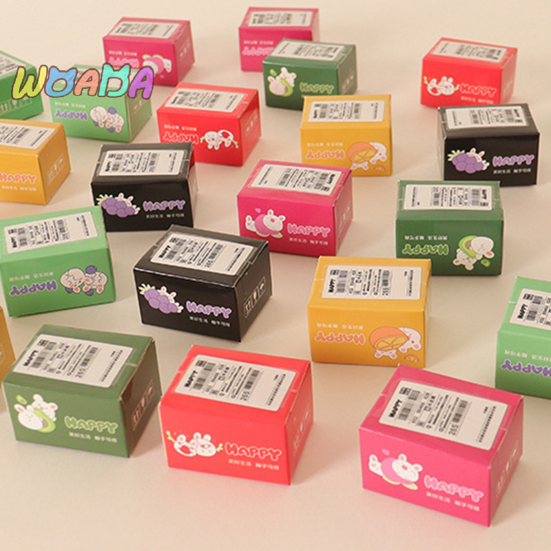 Miniatura Mini Carton Express Box, Doll House Decor Toy, 5pcs por conjunto