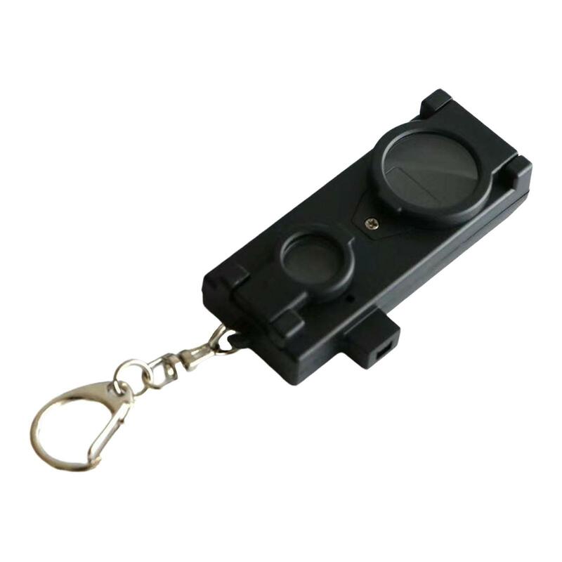 2x Durable Outdoor Multifunctional Whistle Magnifying Glass, LED Lamps,
