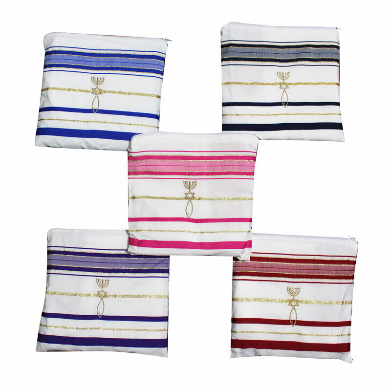 Еврейский шарф, Мужская/Женская Мужская шаль, молитва, Израиль, стиль, полиэстер, Пашмина, 50x180 см