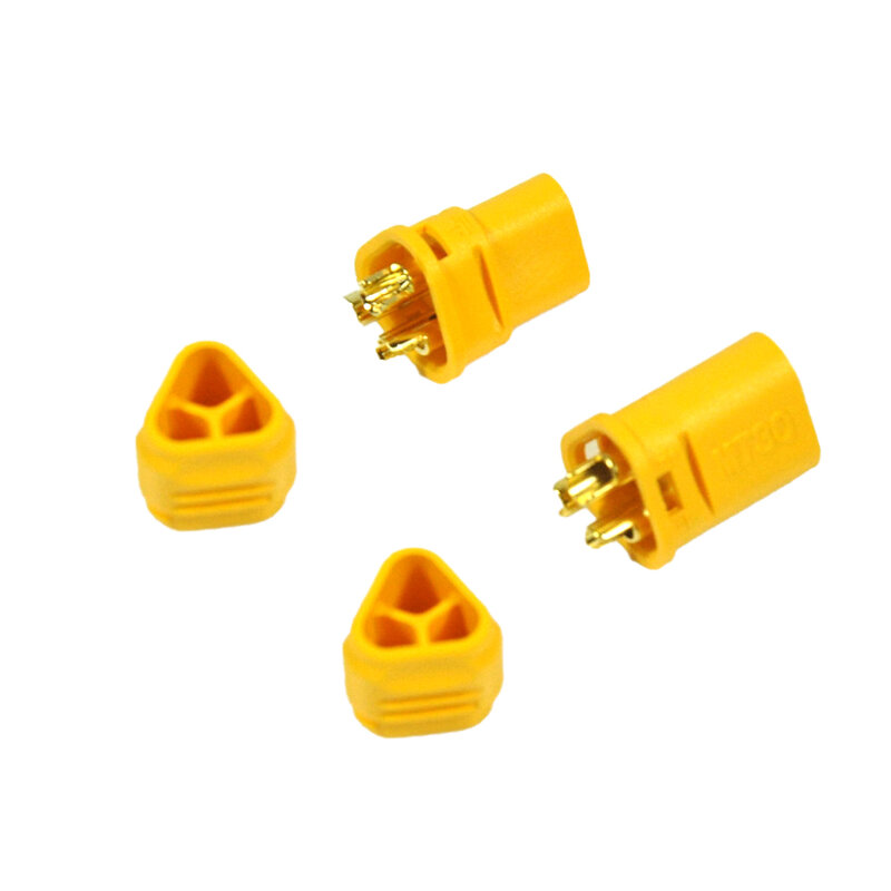 1 pair Of Amass MT60 3.5mm Bullet Connector Male Femal Plug Set For RC ESC to Motor NEW
