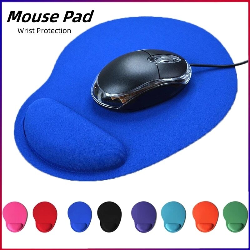 Office Work Mousepad With Gel Wrist Support Ergonomic Gaming Desktop Computer Laptop Tablet Mouse Pad Wrist Rest Drop Shipping