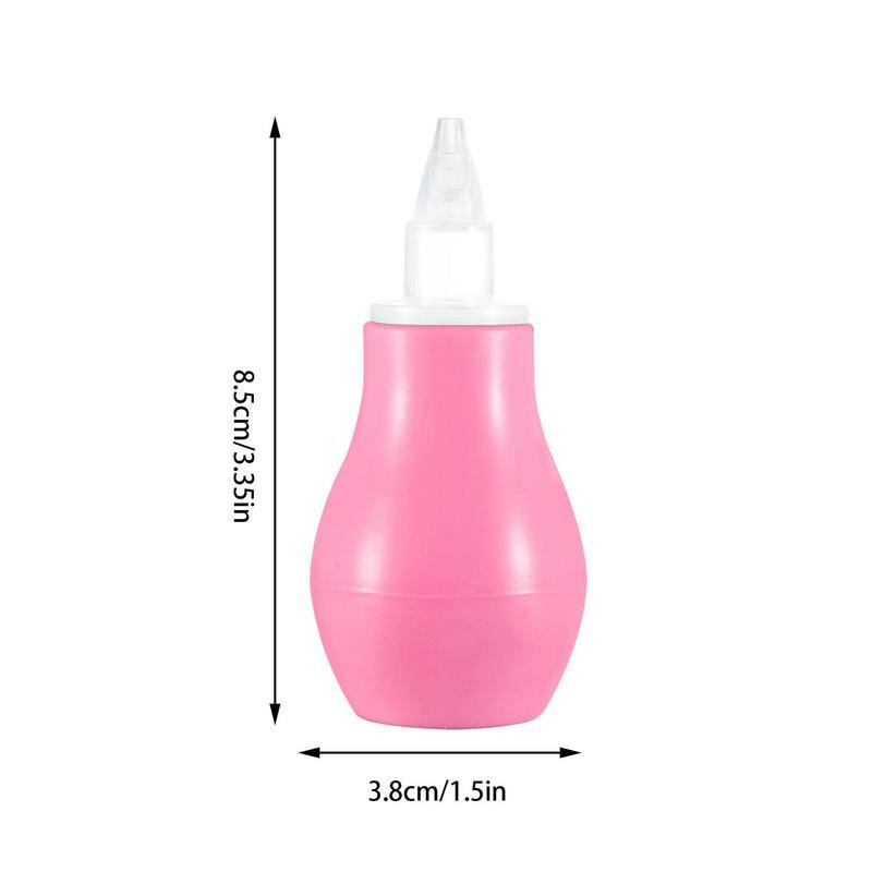 Newborn Silicone Baby Safety Nose Cleaner Vacuum Suction Children Nasal Aspirator Reusable Baby Care Diagnostic-tool accessories