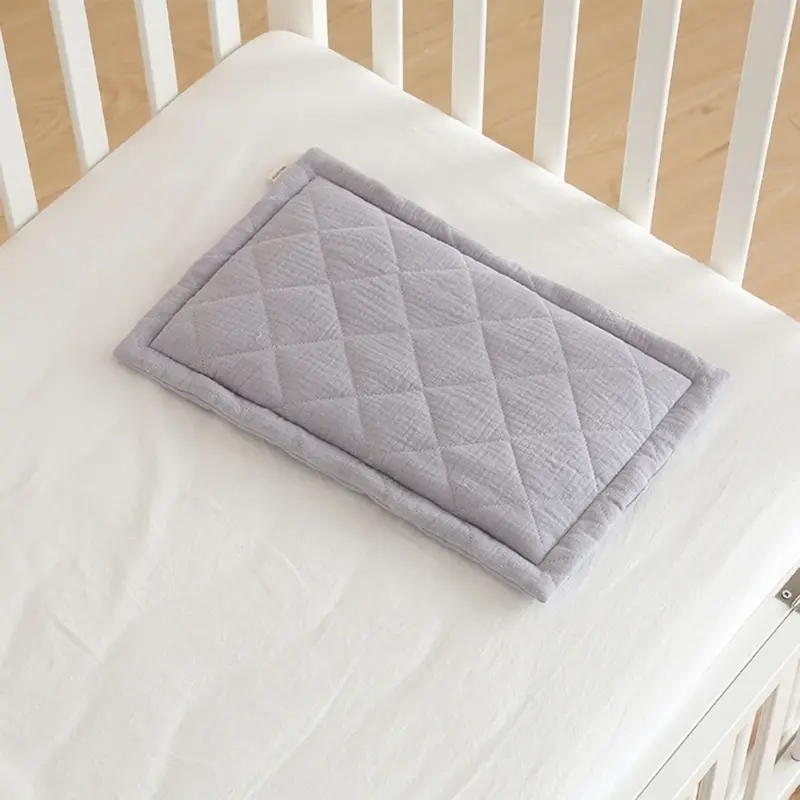 Almohadas para bebés, almohada apoyo para cabeza bebés para dormir, almohada lavable para niños pequeños y recién para