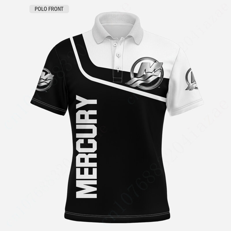 Mercury Clothing Harajuku Golf Wear Anime Polo Shirts And Blouses Quick Drying Tee Unisex Short Sleeve Casual T Shirt For Men