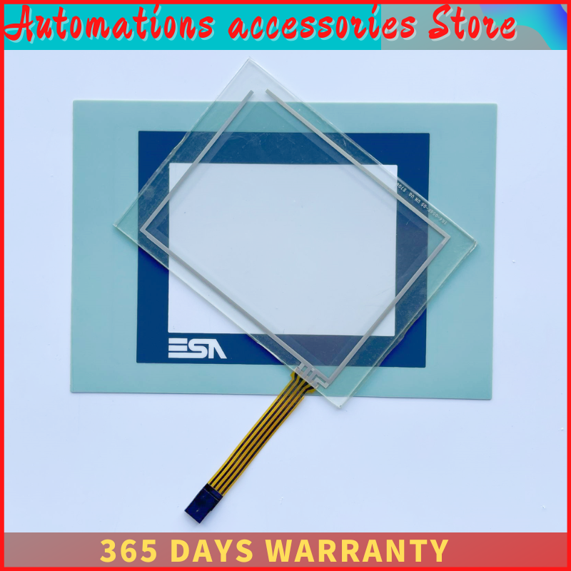 Panel de cristal digitalizador de pantalla táctil ESA VT505W00000 VT505W, pantalla táctil con película protectora superpuesta, para ESA VT505W00000 VT505W