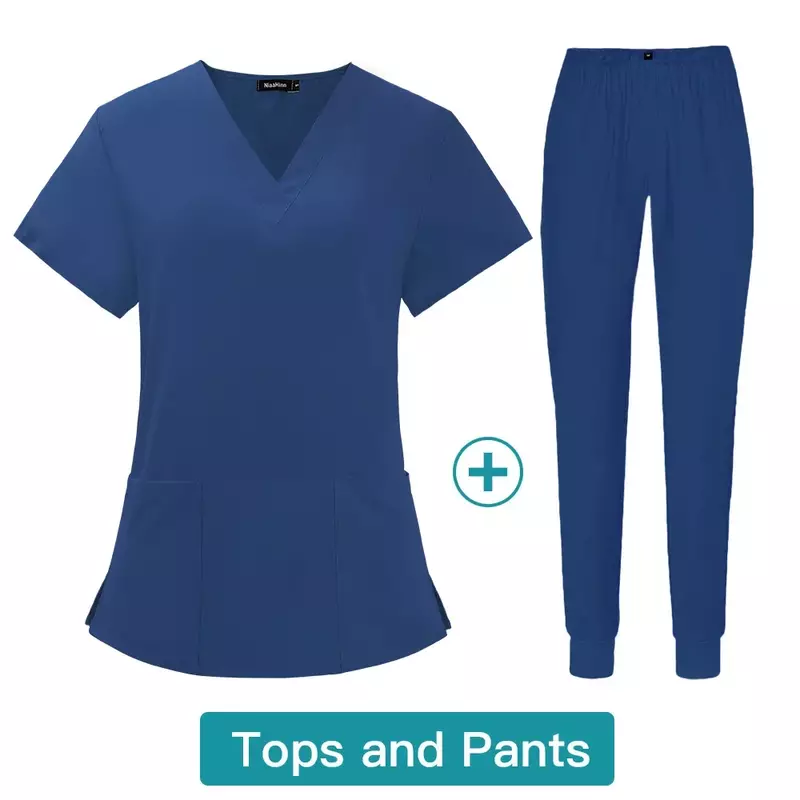 Pet Hospital Dental Clinic and Operating Room Stylish Medical Work Uniform Set for Doctors and Nurses in Beauty Salon