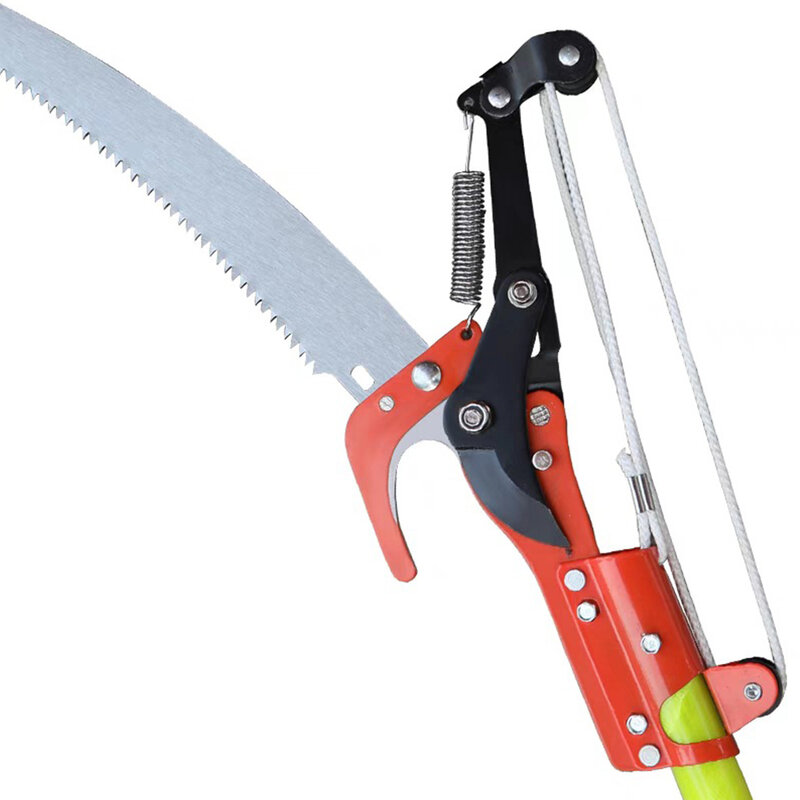 High-Altitude Extension Lopper Branch Scissors Extendable Fruit Tree Pruning Saw Cutter Garden Trimmer Tool With Pole