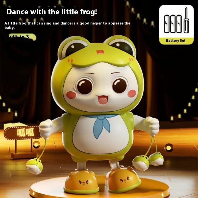 Children's Electronic Pets Dancing Toy With Swing Light Music Cartoon Animal Baby Learning To Crawl Toys For Gifts