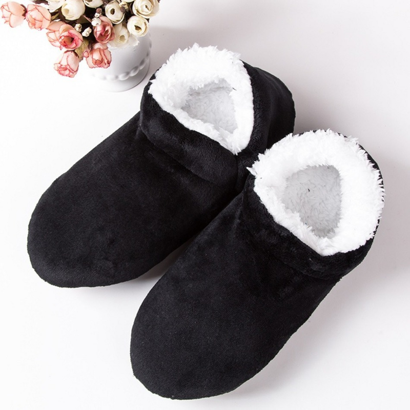 Pantofole da casa da uomo Fluffy Home Winter Warm Plus Size peluche antiscivolo morbido comodo maschio Casual scarpe da pavimento per interni pigro piatto Fuzzy