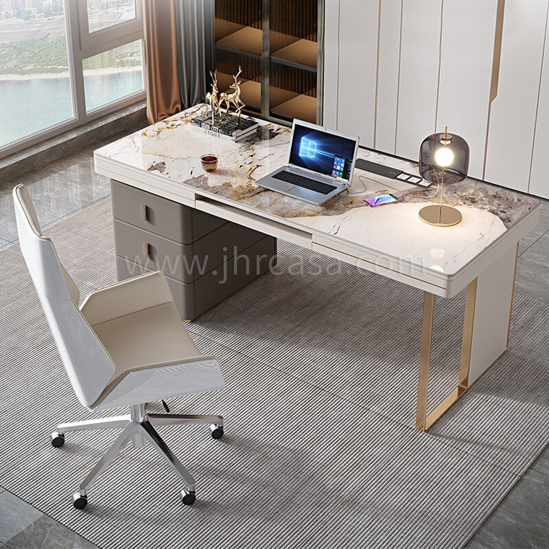 Grosir murah Fashion perabot kantor Set kursi meja kayu Solid Set meja teh meja kerja eksekutif