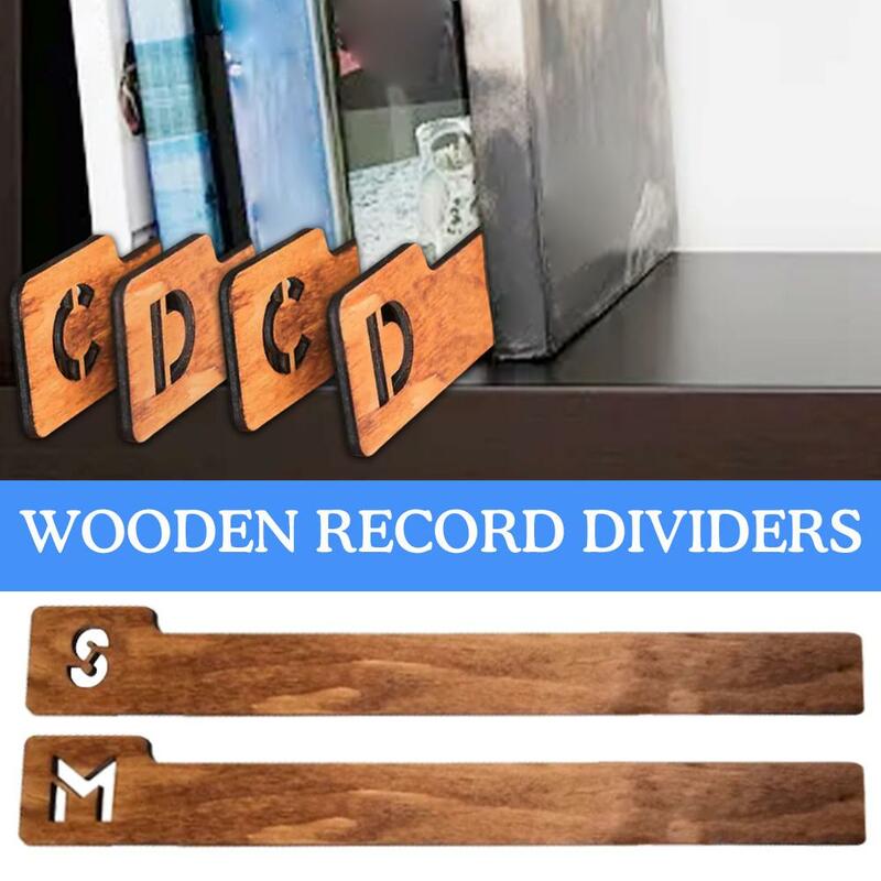 26x Vinyl Record Dividers Easy To Use Display Alphabetize Organizer For Media Album Movies Book Shelf Library Record Exhibitions