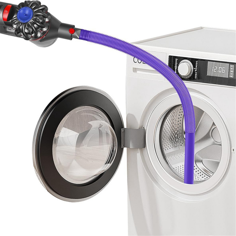 Dryer Lint Vacuum Attachment for Dyson V15 V12 V11 V10 V8 V7 Vacuum Cleaners, Flexible Vent Lint Removal Tool