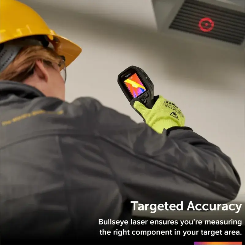 Caméra d'imagerie thermique TG165-X FLIR avec laser Bullseye: Caméra infrarouge de qualité commerciale pour l'inspection des bâtiments, CVC et Elec