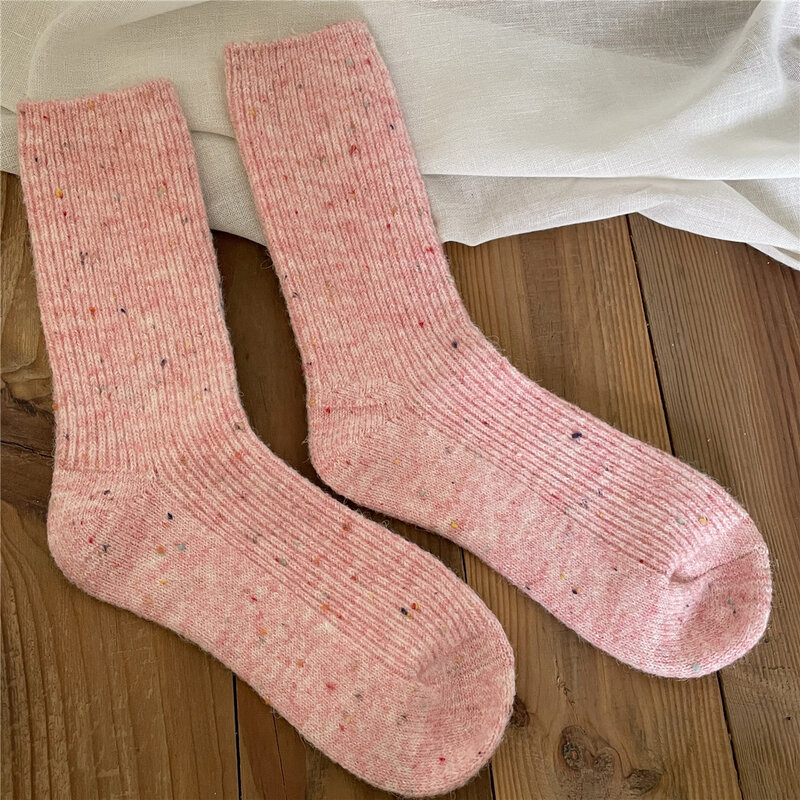 Cute Women's Socks Japanese Fashion 2023 New Spring Summer Female Cotton Socks Soft Breathable Absorb Sweat Fresh Colorful Socks