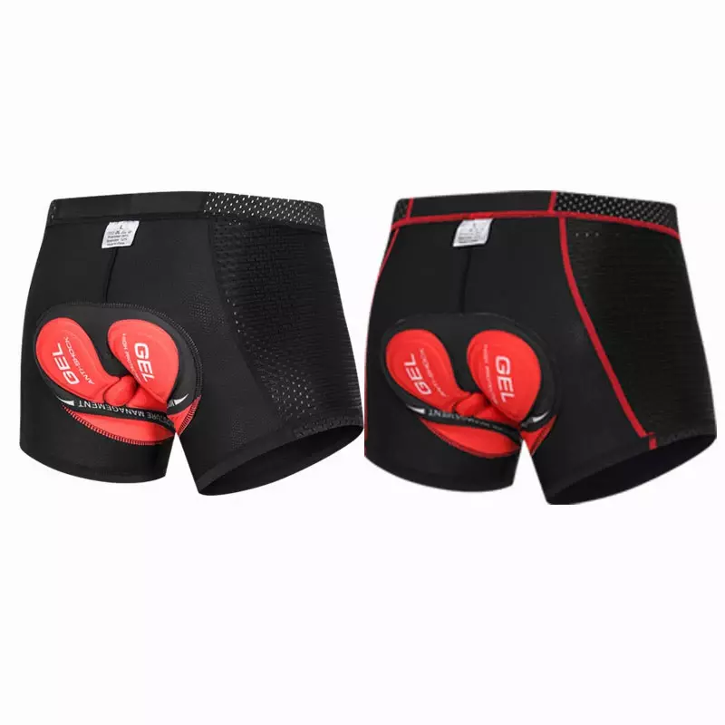 Fualrny Breathable Cycling Shorts Cycling Underwear 5D Gel Pad Shockproof Bicycle Underpant MTB Road Bike Underwear Man Shorts