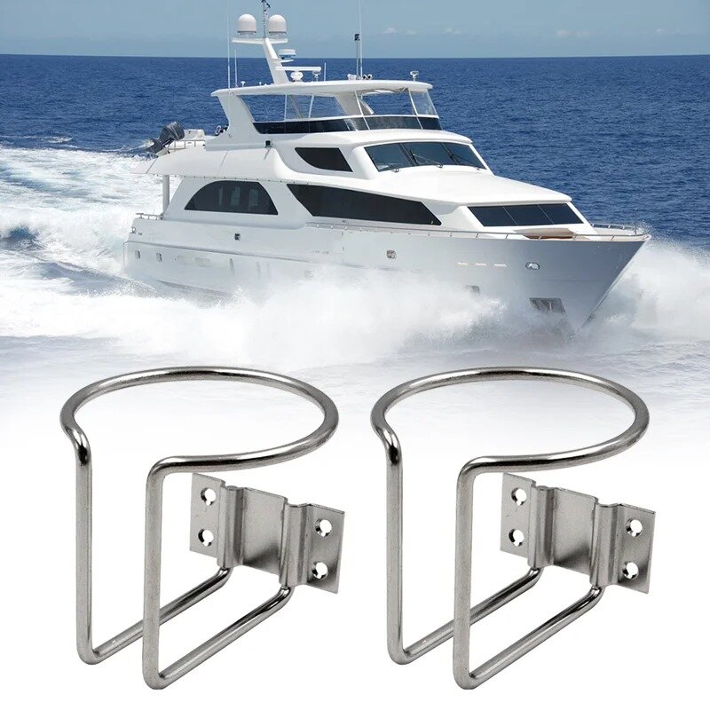 1pcs Stainless Steel Boat Ring Cup Drink Holder Universal Drinks Holders For Marine Yacht Truck Rv Car Trailer Hardware