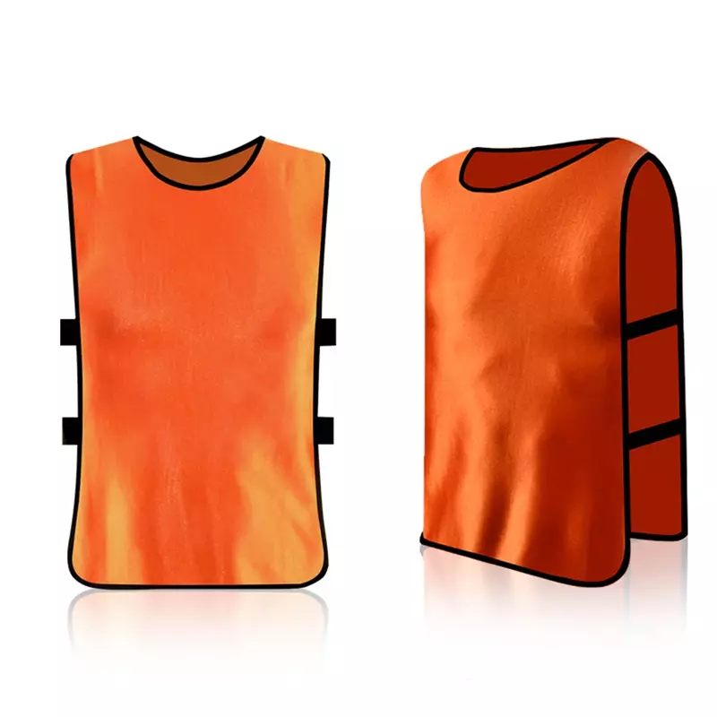 Chaleco de fútbol de alta calidad para adultos, camisetas de poliéster para entrenamiento de fútbol, de talla grande