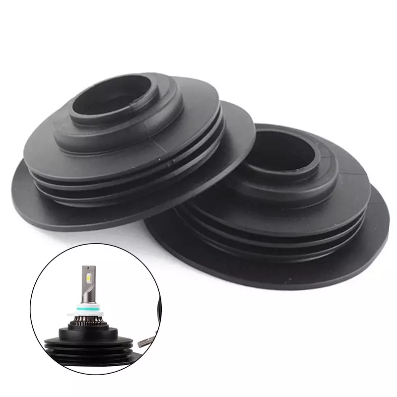 Utile nuovissimo parapolvere parte 2pc 3.2cm accessori copertura antipolvere nera per LED HID Xenon lampadina alogena faro