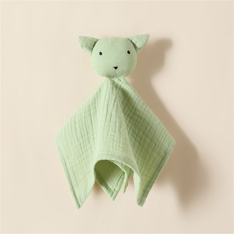 RIRI lindo animal acurrucarse juguete calmar apaciguar toalla baberos manta seguridad para niños pequeños
