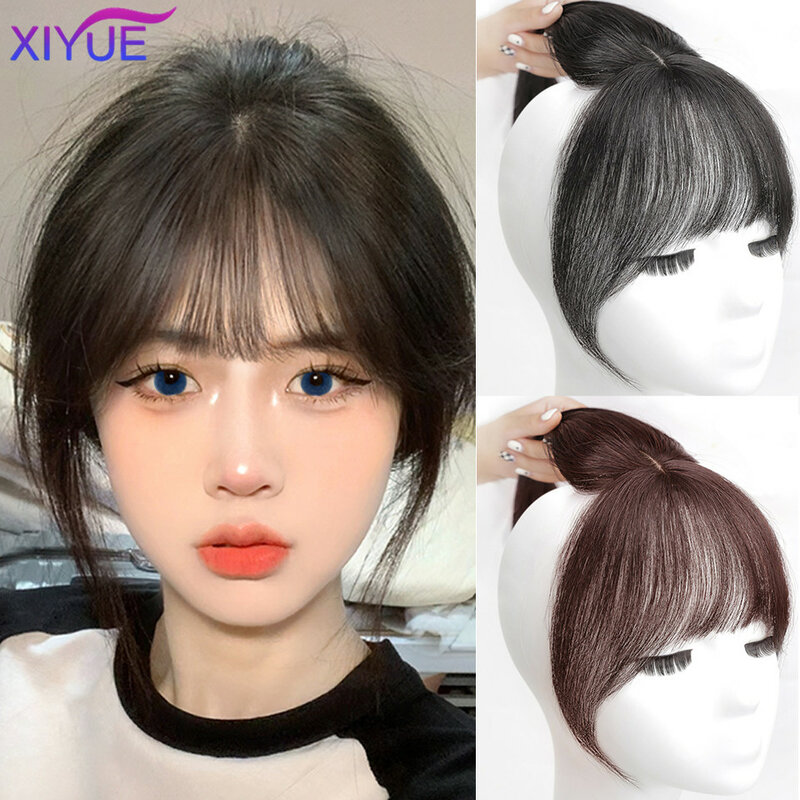 XIYUE Fake bangs 3D French bangs wig Women's natural forehead whitening hair enhancement head curtain eight character air bangs