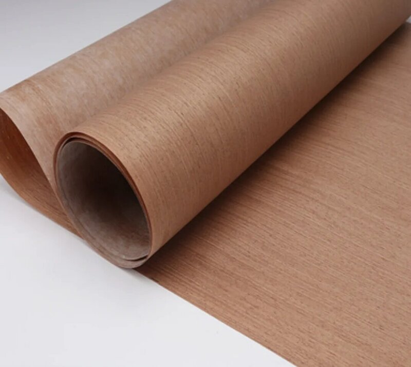 Décoration de placage faite à la main orme en bois, module haut de gamme à la mode, L:2.5 mètres, largeur: 580mm, T:0.2mm