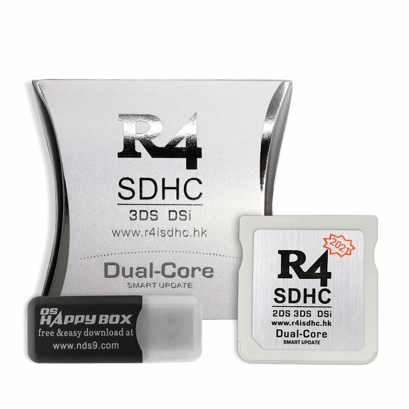 R4อะแดปเตอร์ SDHC Secure Digital Memory Card Burning การ์ดการ์ดเกม Flashcard ทนทานวัสดุขนาดกะทัดรัดและแบบพกพา Flashcard