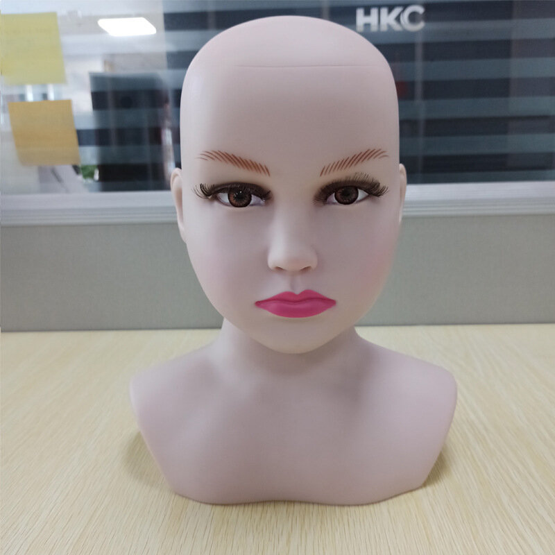 Kid Realistic Mannequin Head for Hat and Scarf Display